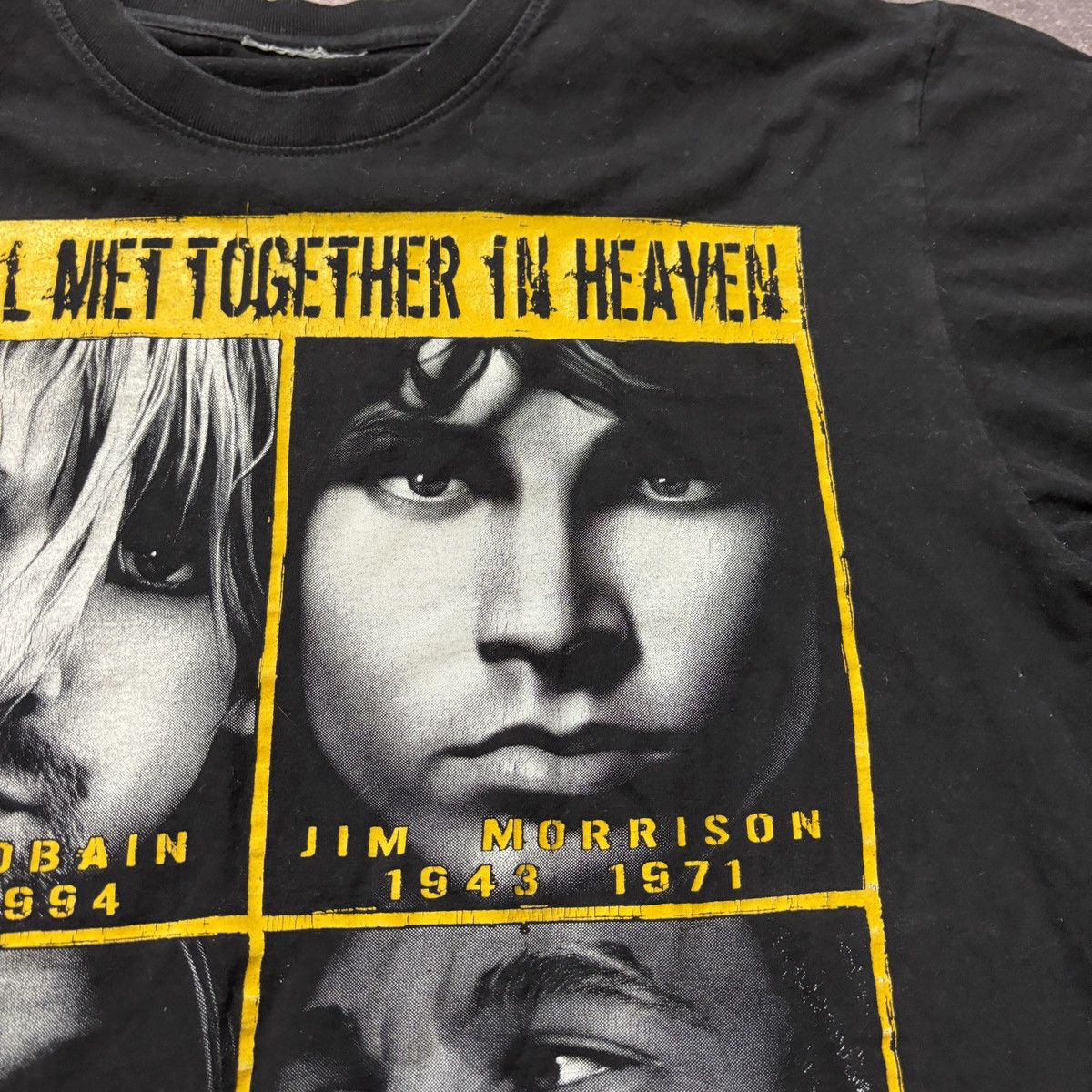 Band Tees × Bob Marley crazy 90s single stitch Kurt Cobain legends t-shirt lennon Size US M / EU 48-50 / 2 - 3 Thumbnail
