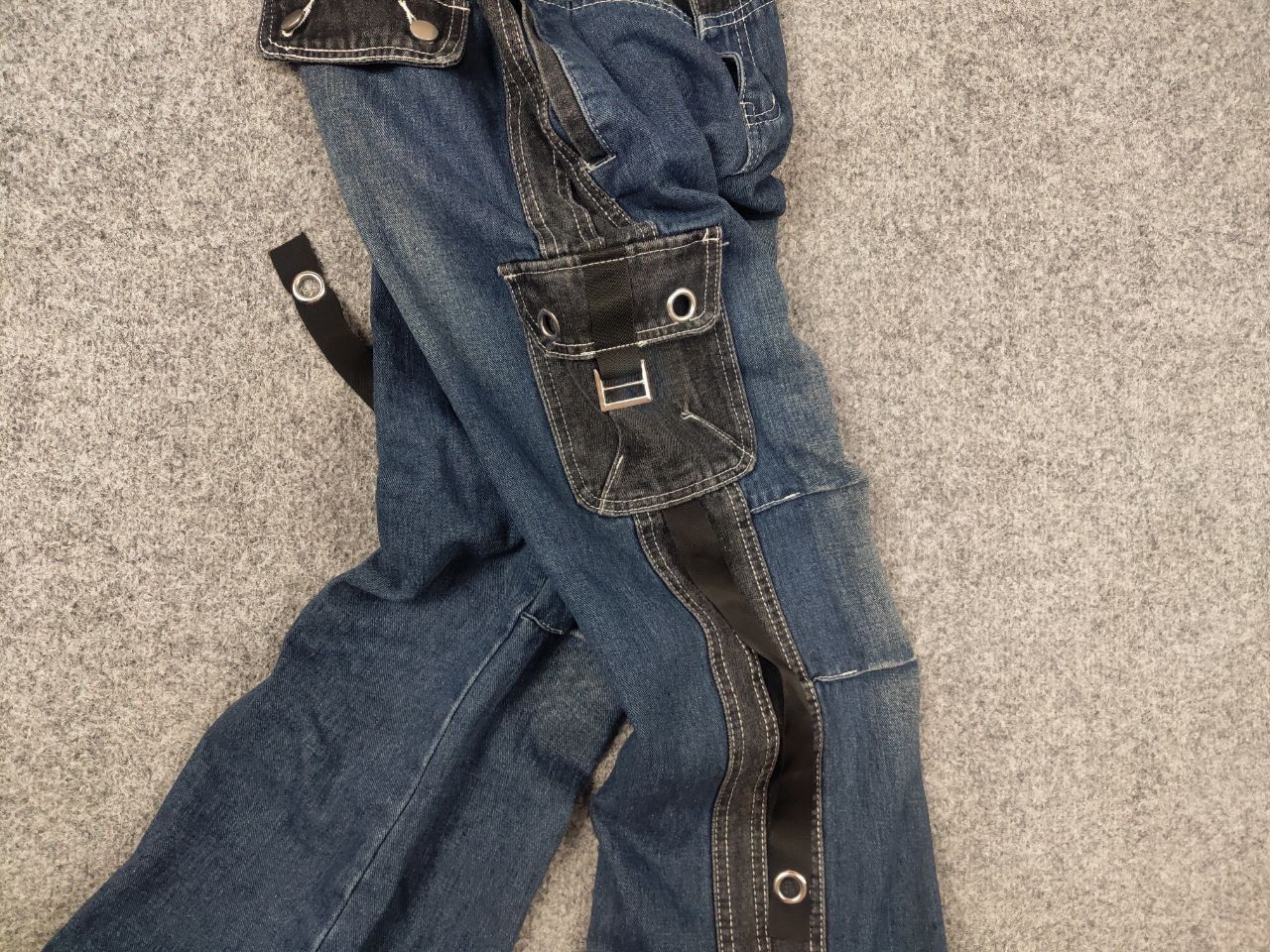 If Six Was Nine Vintage if six was nine y2k LGB Cargo Bondage Jeans Flared Size US 30 / EU 46 - 5 Thumbnail