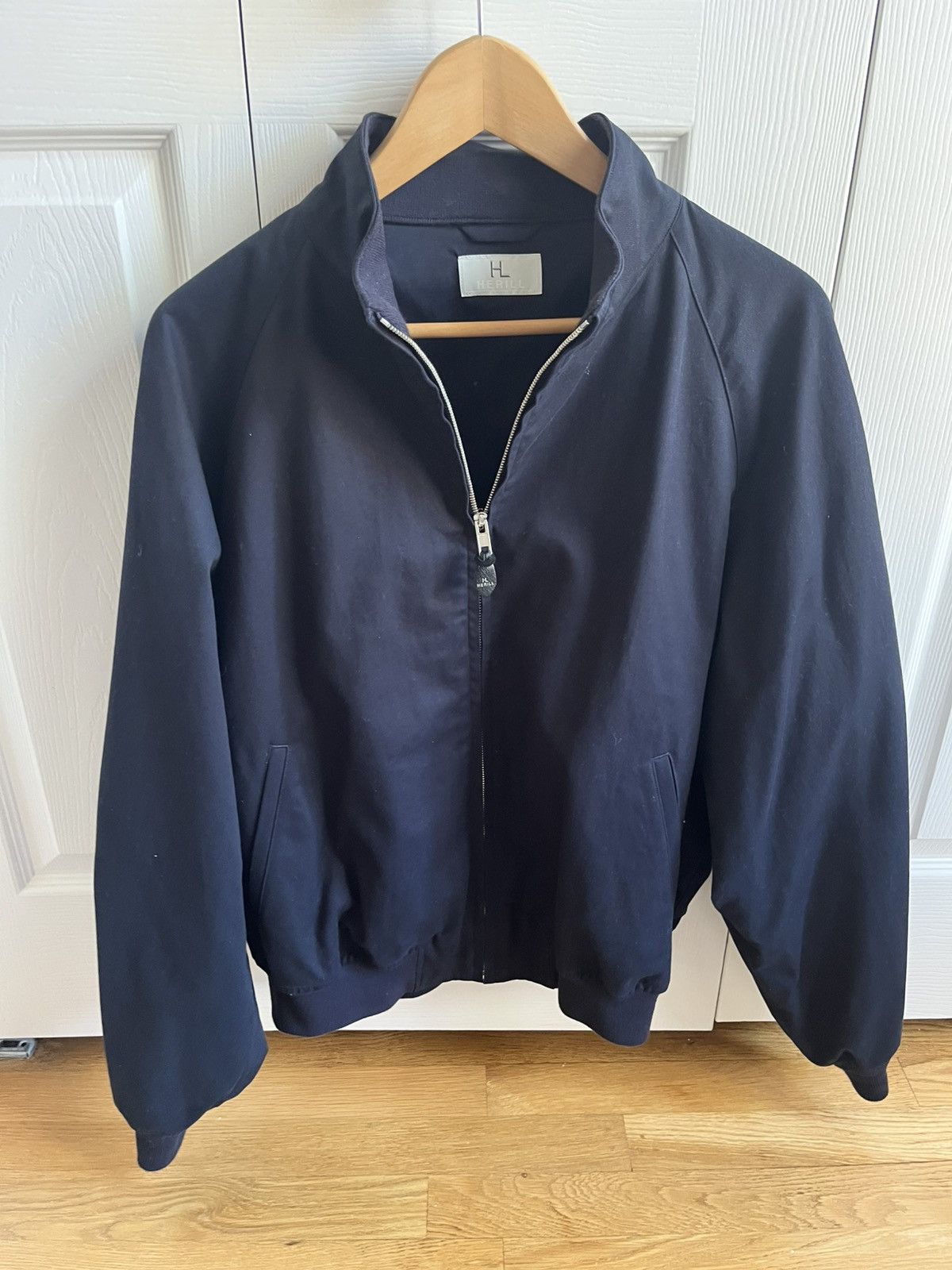 Herill HERILL COTTON GABARDINE WEEKEND JACKET - NAVY Size US M / EU 48-50 / 2 - 1 Thumbnail