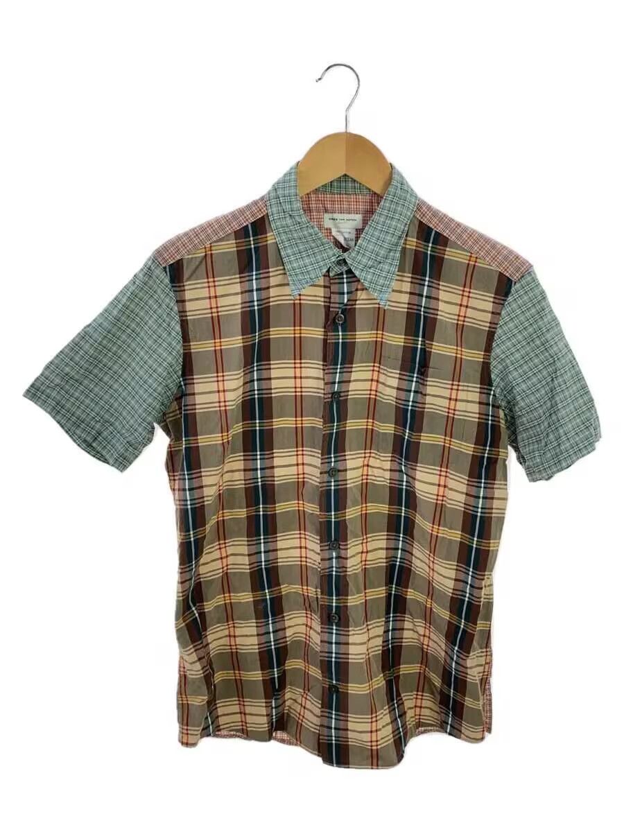 Dries Van Noten Reconstructed Plaid Short Sleeve Button Shirt Size US S / EU 44-46 / 1 - 1 Thumbnail