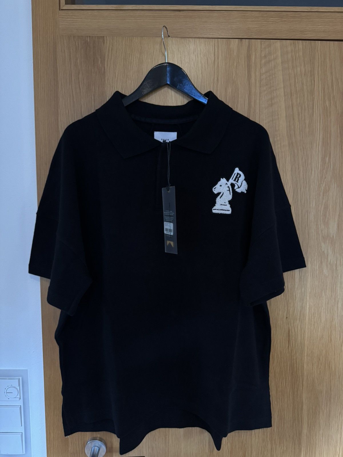 Rhude Rhude Pique Boxy Polo Shirt FW25 Size US L / EU 52-54 / 3 - 1 Thumbnail