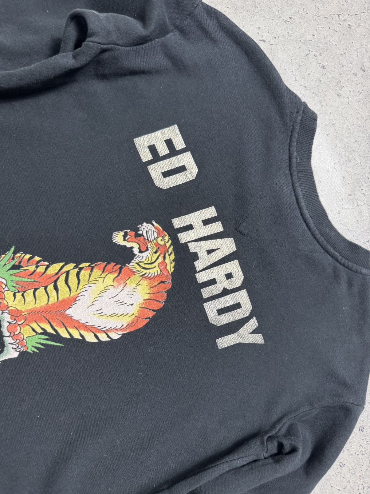 Ed Hardy Ed Hardy Black Tiger Big Logo Sweatshirt Size S Size US S / EU 44-46 / 1 - 9 Thumbnail