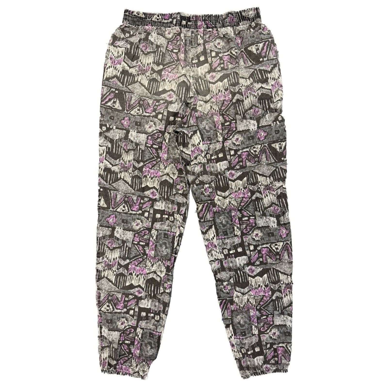 Vintage Vintage Lizardz Pants Baggy 90s Beach Workout Elastic Waist Size US 32 / EU 48 - 2 Thumbnail