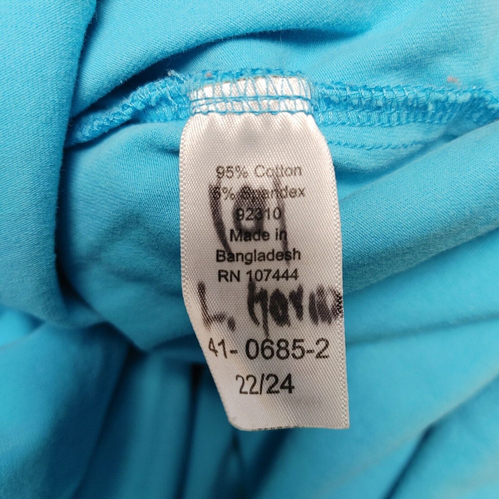 Other Jessica London Women's Blue 3/4 Sleeve V-Neck Top 22/24 Size 3XL / US 20-22 - 4 Thumbnail