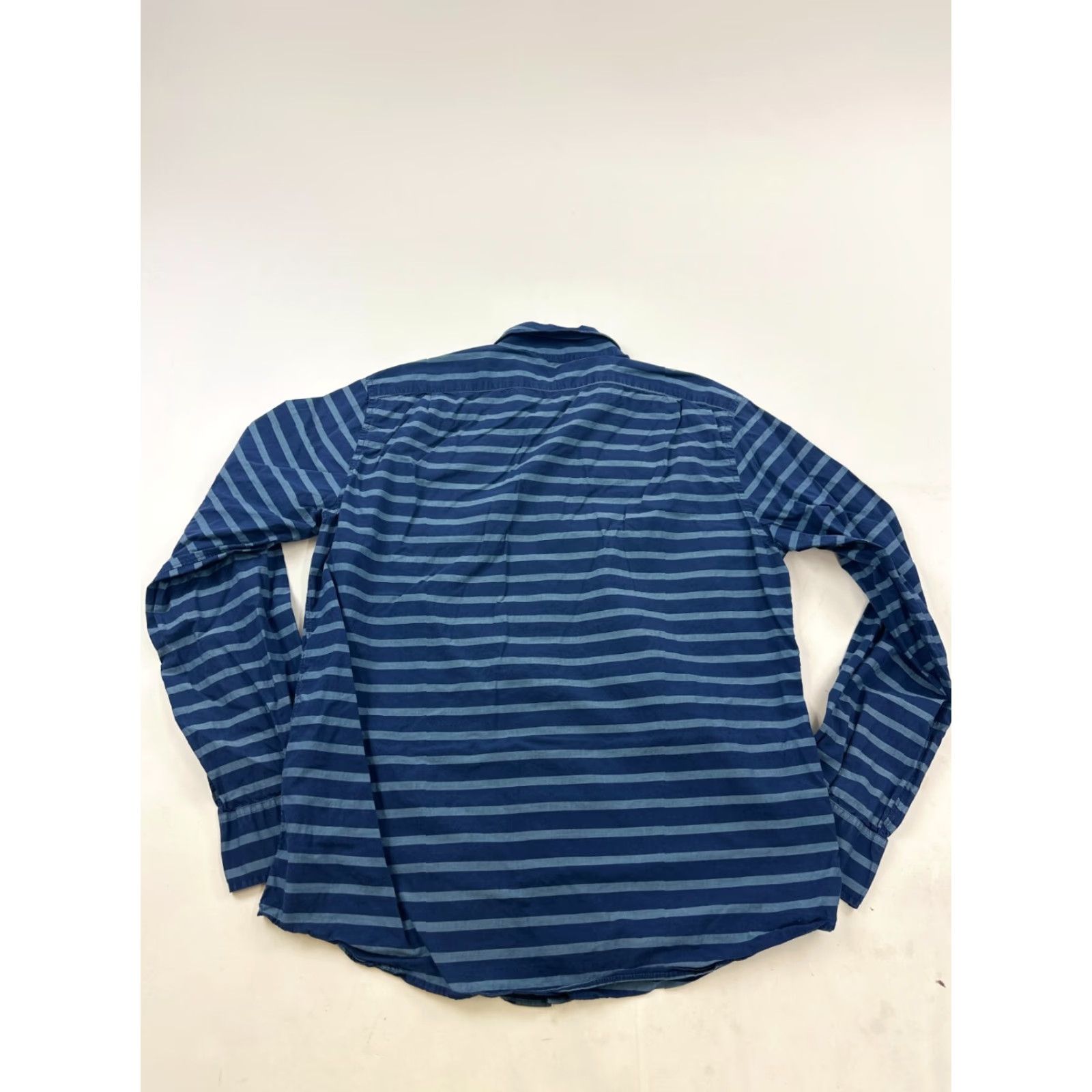J.Crew J.Crew Shirt Mens Large Blue Gray Striped Slim Fit Lightweight Button Up Size US L / EU 52-54 / 3 - 2 Thumbnail