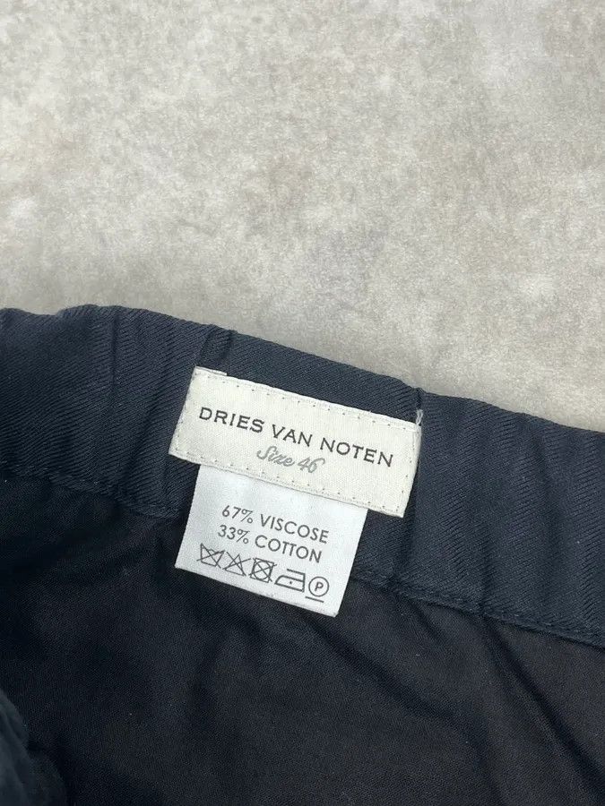 Dries Van Noten Dries Van Noten Two Tones Navy & Black Pants Size US 39 - 9 Thumbnail