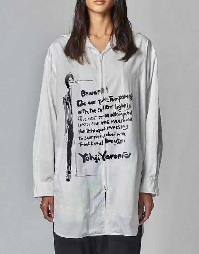 Yohji Yamamoto Yohji Yamamoto Runway White Shirt Trench Size M / US 6-8 / IT 42-44 - 1 Thumbnail
