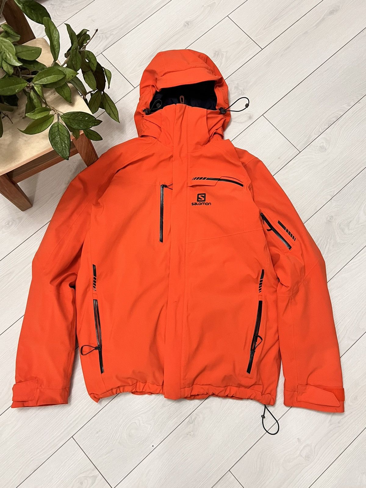 image of Goretex x Salomon Vintage Ski Jacket in Orange, Men's (Size Large)