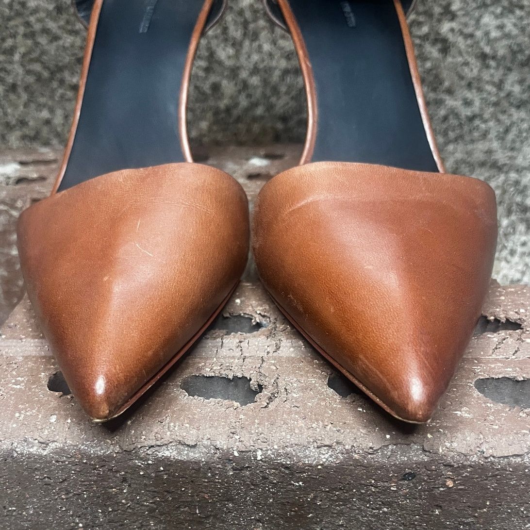Alexander Wang Alexander Wang Leather Stilettos Heel Pumps Brown Women's 9 Size US 9 / IT 39 - 8 Thumbnail