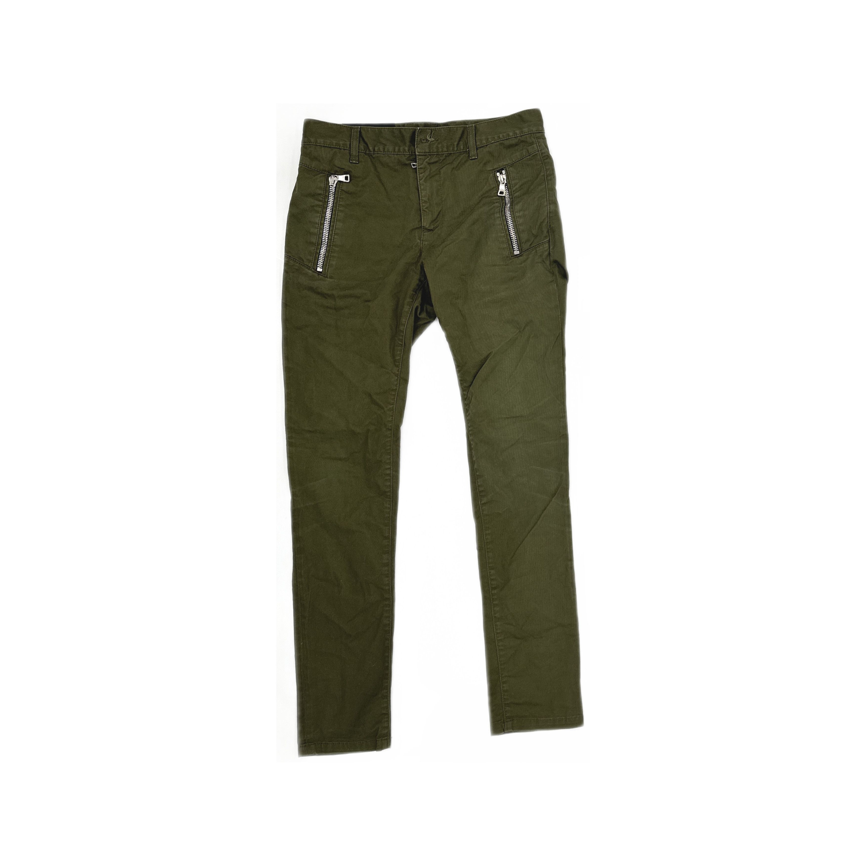 Balmain Balmain Olive B Logo Casual Pants Size 46 Size US 30 / EU 46 - 1 Thumbnail