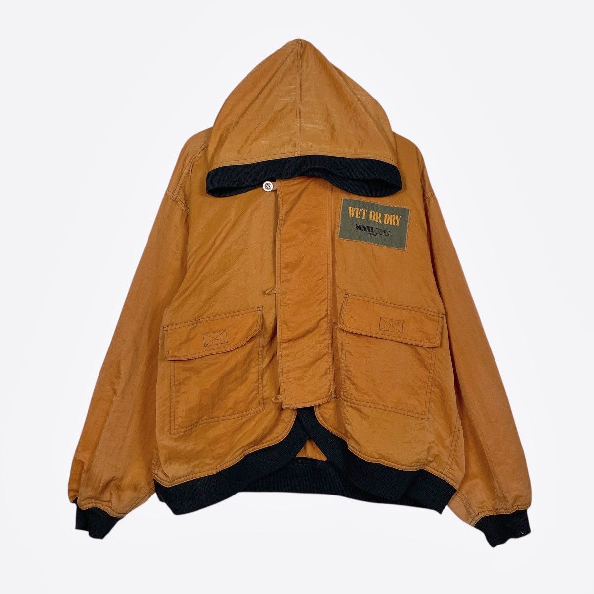 Michiko Koshino Michiko Koshino London Hooded Nylon Jacket Size US M / EU 48-50 / 2 - 1 Thumbnail