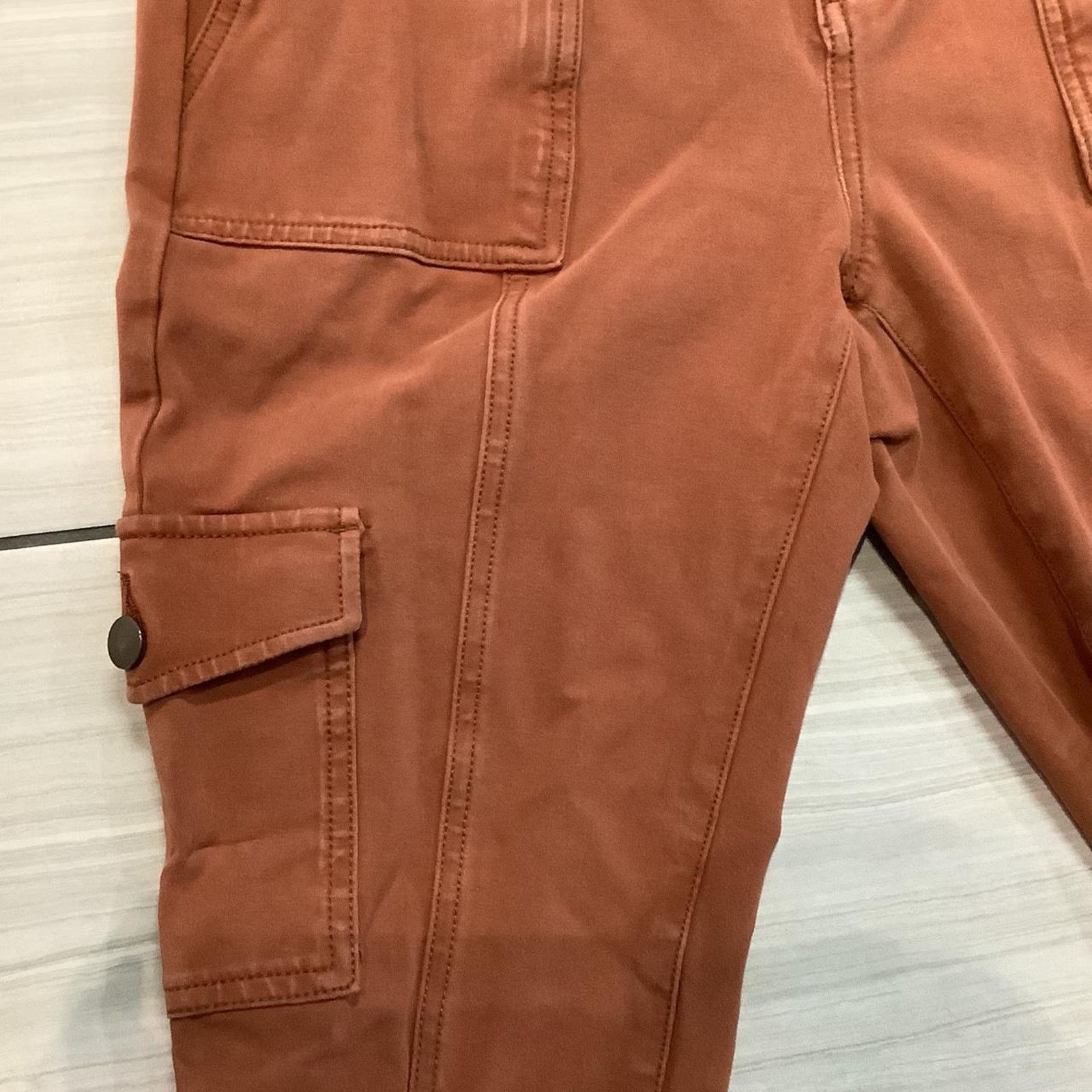 Other Brown carpenter Elastic fitted pants Size 29" - 4 Thumbnail