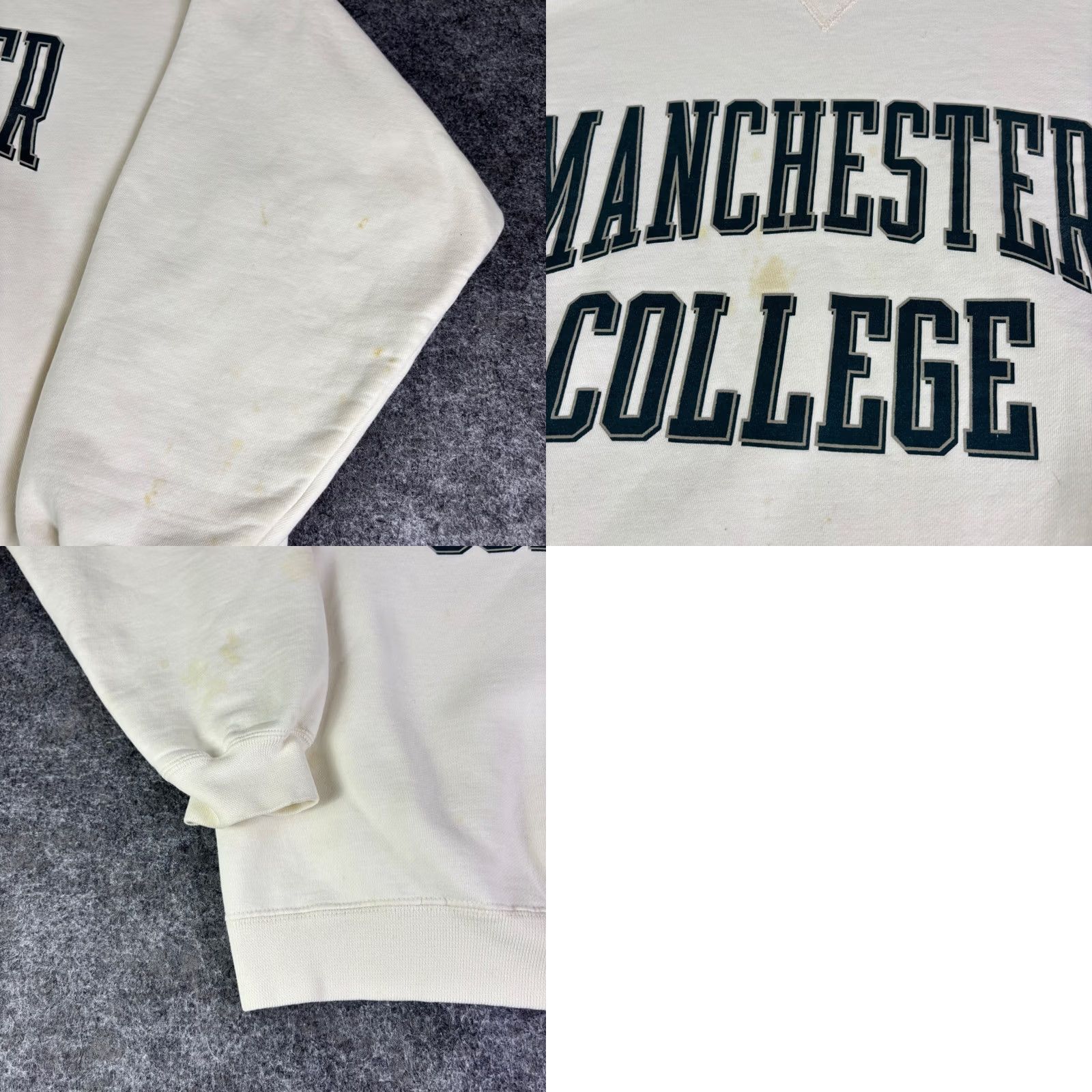 Vintage GEAR FOR SPORTS Sweatshirt XL White Mens Vintage Crew Neck Cotton Blend Graphic Print Heavyweight Pullover Size US XL / EU 56 / 4 - 8 Thumbnail