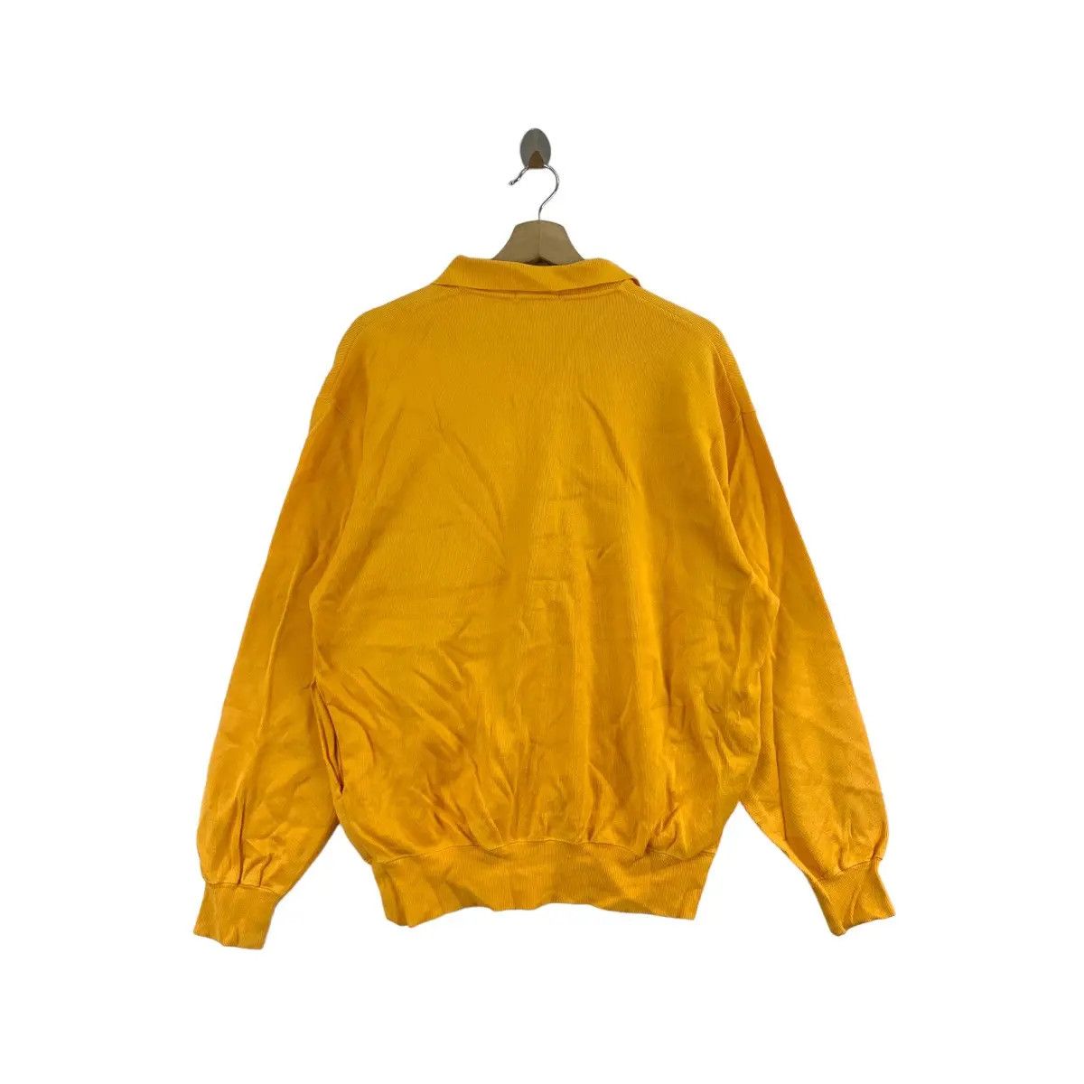 Trussardi Vintage TRUSSARDI Made In ITALY Stamp Button Henley Size L / US 10 / IT 46 - 3 Thumbnail