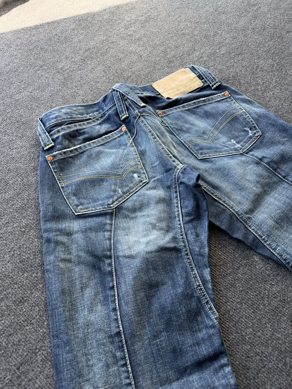Vintage Vintage 00s Japanese Bootcut If Six Was Nine style y2k jeans Size US 31 - 14 Thumbnail