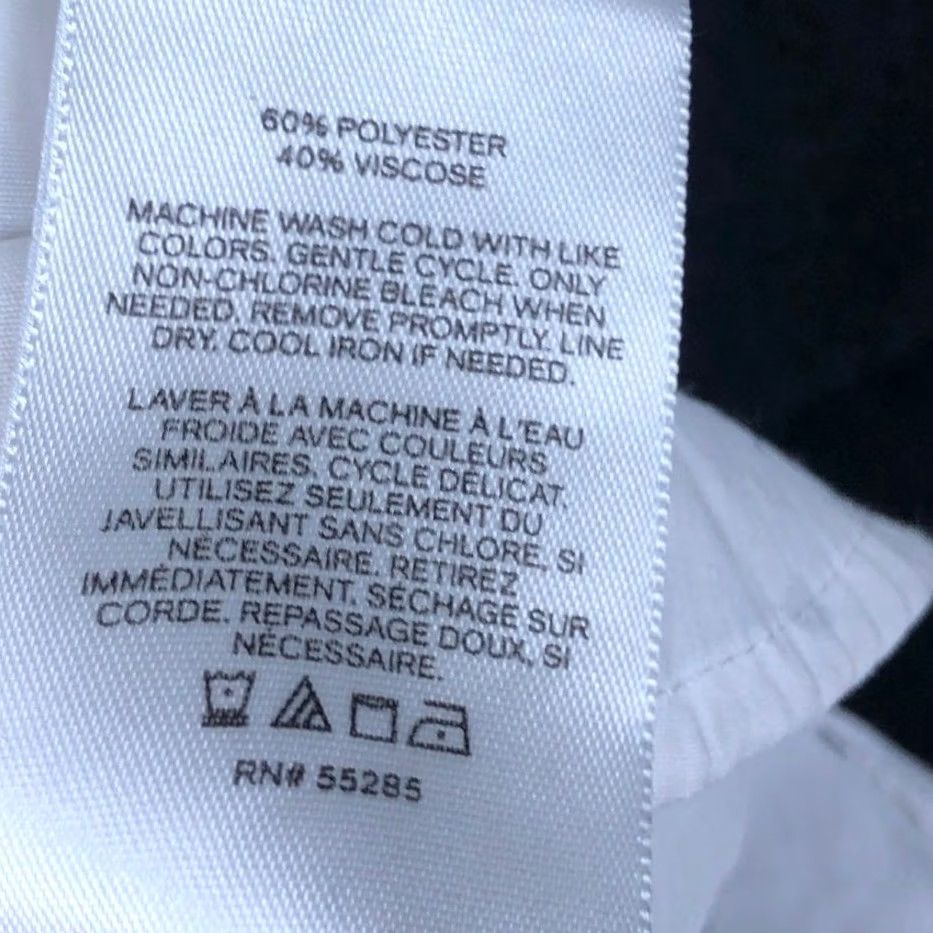 Express Express Womens Shirt White Anchor City Shirt Button Down Roll Tab Sleeve XS Size XS / US 0-2 / IT 36-38 - 7 Thumbnail