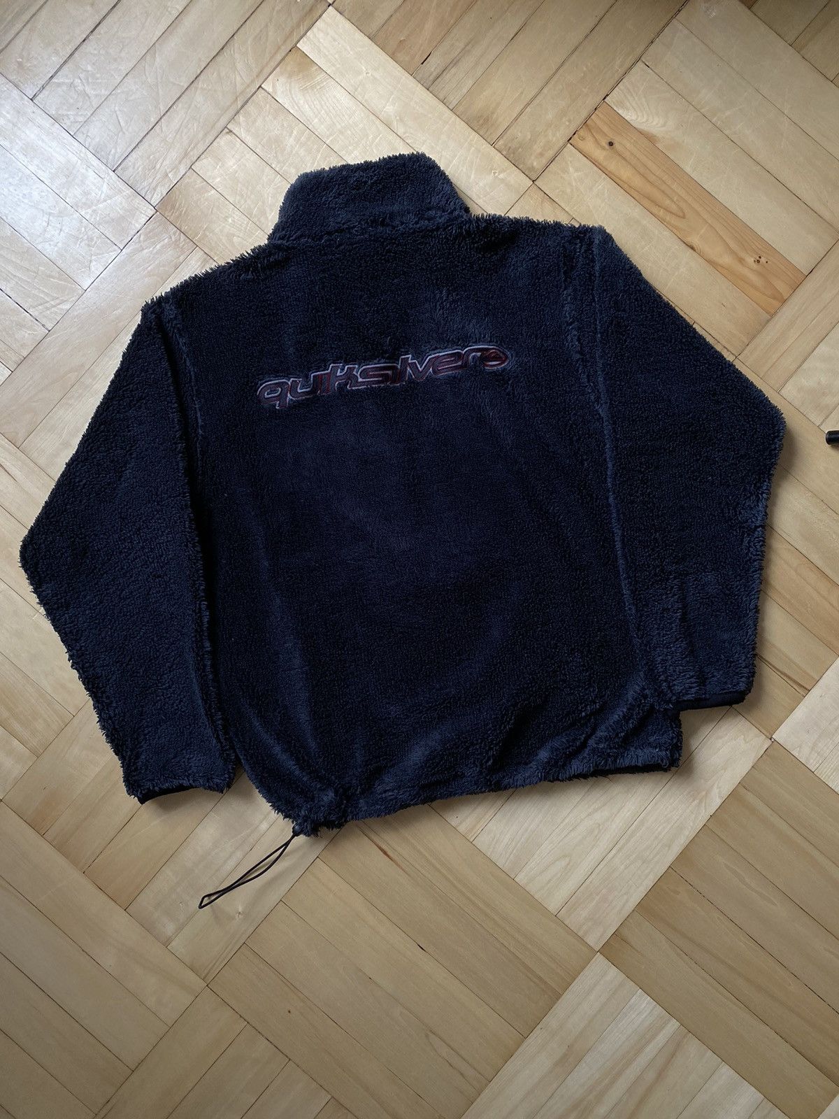 Quiksilver Quiksilver Vintage Rare Big Logo Teddy Surf Pocket Fleece Size US M / EU 48-50 / 2 - 13 Thumbnail