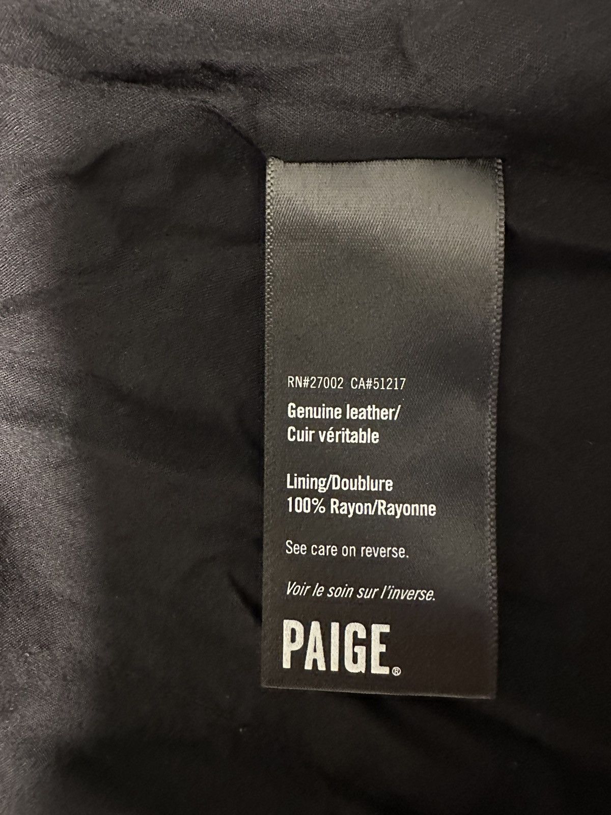 Paige Paige Women’s Maxine Leather Jacket-Size Medium Size M / US 6-8 / IT 42-44 - 13 Thumbnail