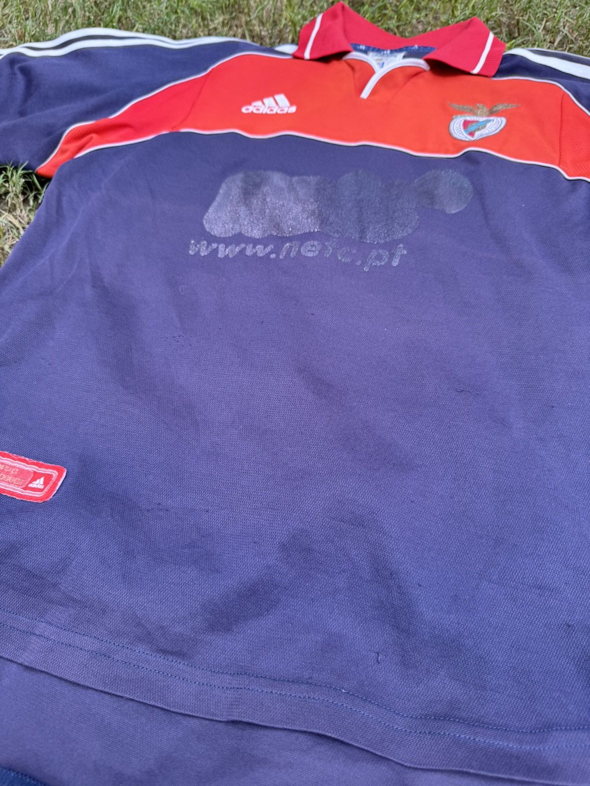 Adidas BENFICA 2000 2001 AWAY SHIRT FOOTBALL SOCCER JERSEY ADIDAS Size US M / EU 48-50 / 2 - 7 Thumbnail