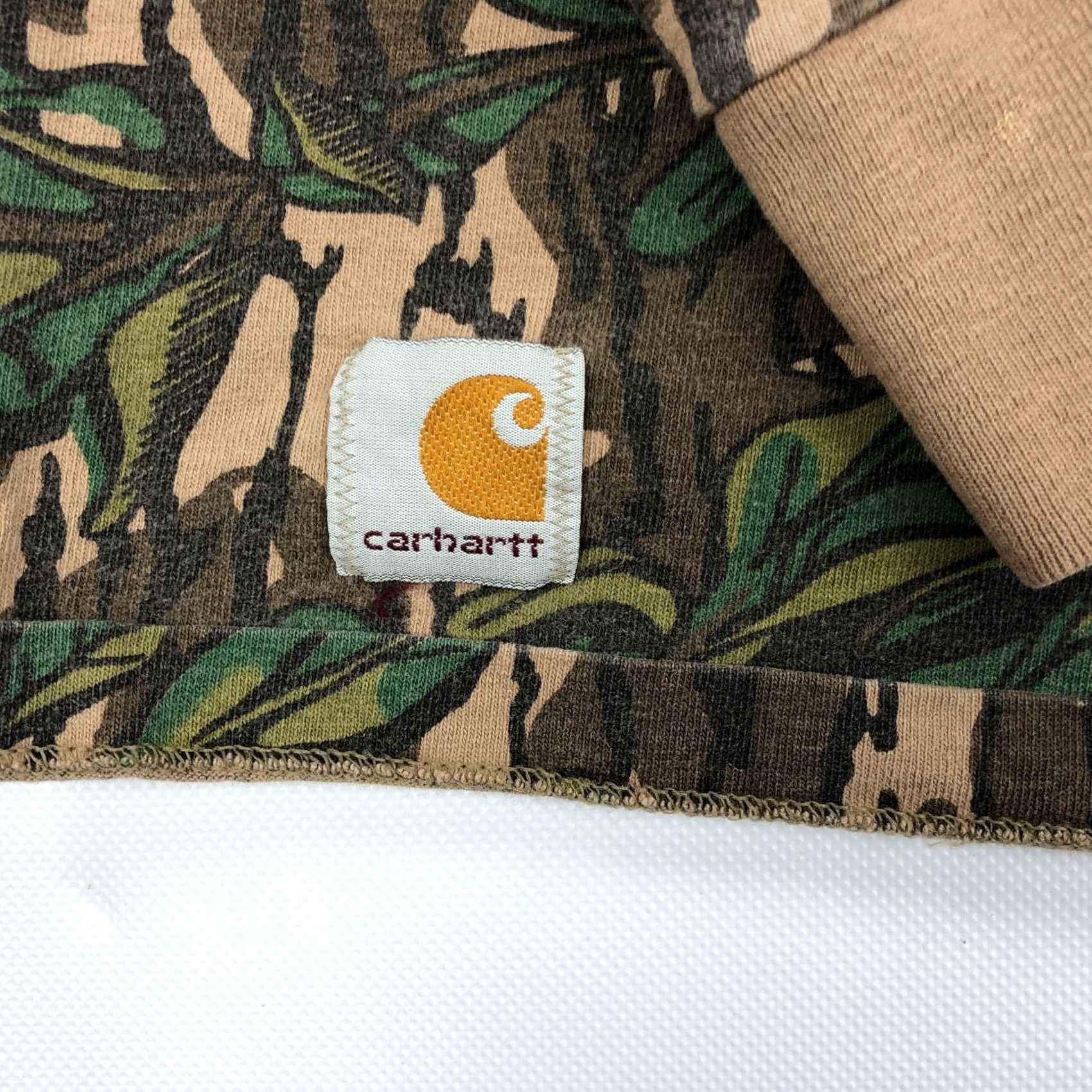 Carhartt VINTAGE Carhartt Shirt Mens XL Long Sleeve Green Leaf Camo Mossy Oak 90s Outdoor Vintage Hunting Mens Size US XL / EU 56 / 4 - 4 Thumbnail
