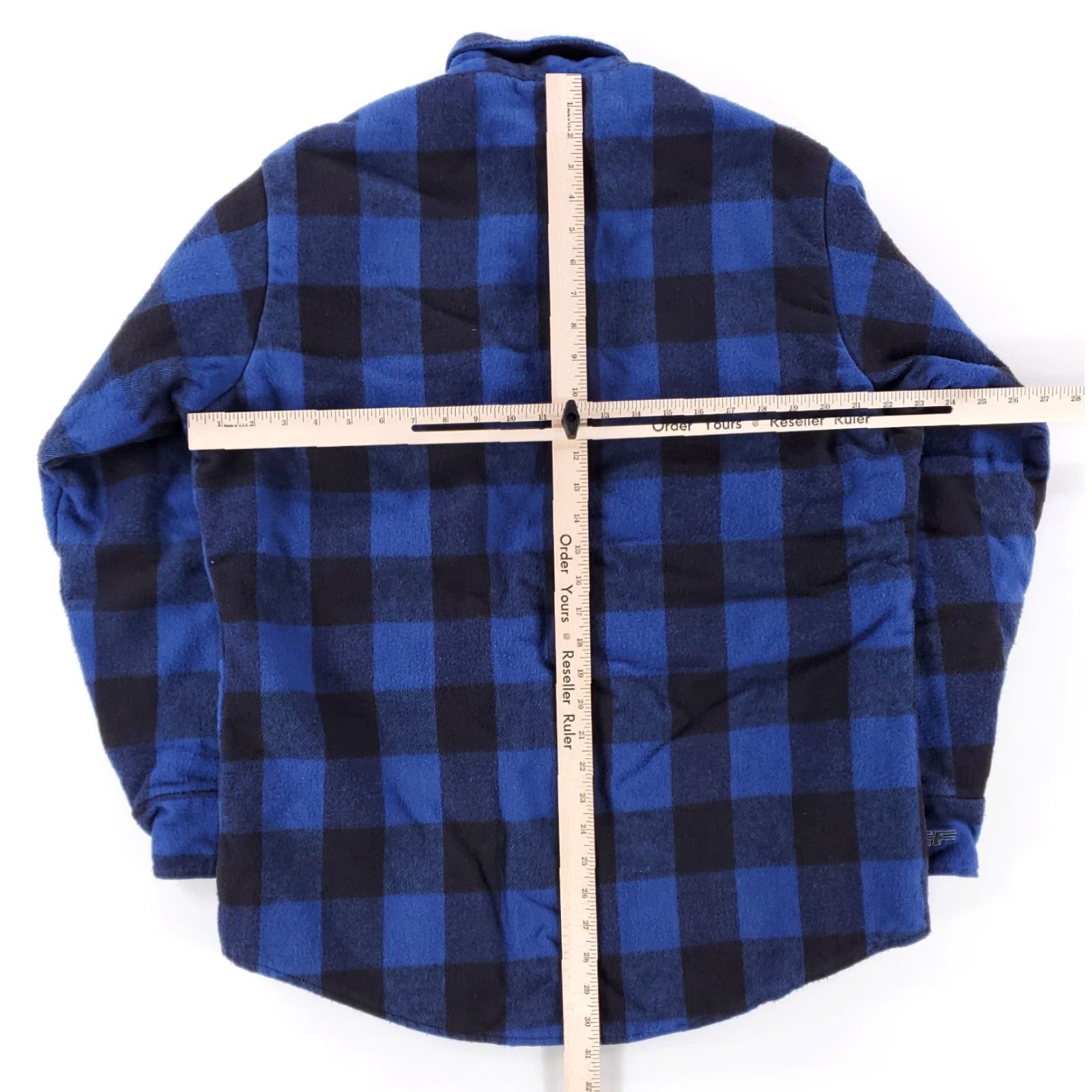 Vintage VINTAGE Private Property Quilted Flannel Shirt Plaid Blue Made USA Mens L Size US L / EU 52-54 / 3 - 5 Thumbnail