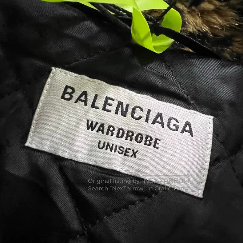Balenciaga Balenciaga Leopard Print Zipper High Collar Fur Coat Size XS / US 0-2 / IT 36-38 - 4 Thumbnail