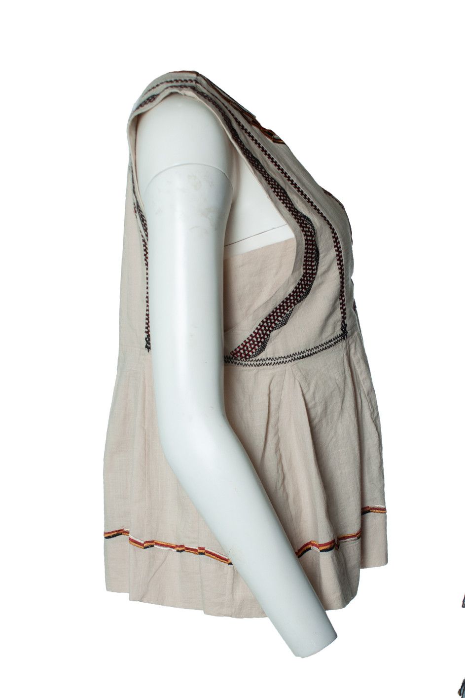 Isabel Marant Etoile Isabel Marant Etoile, embroidered beige top Size XS / US 0-2 / IT 36-38 - 4 Thumbnail