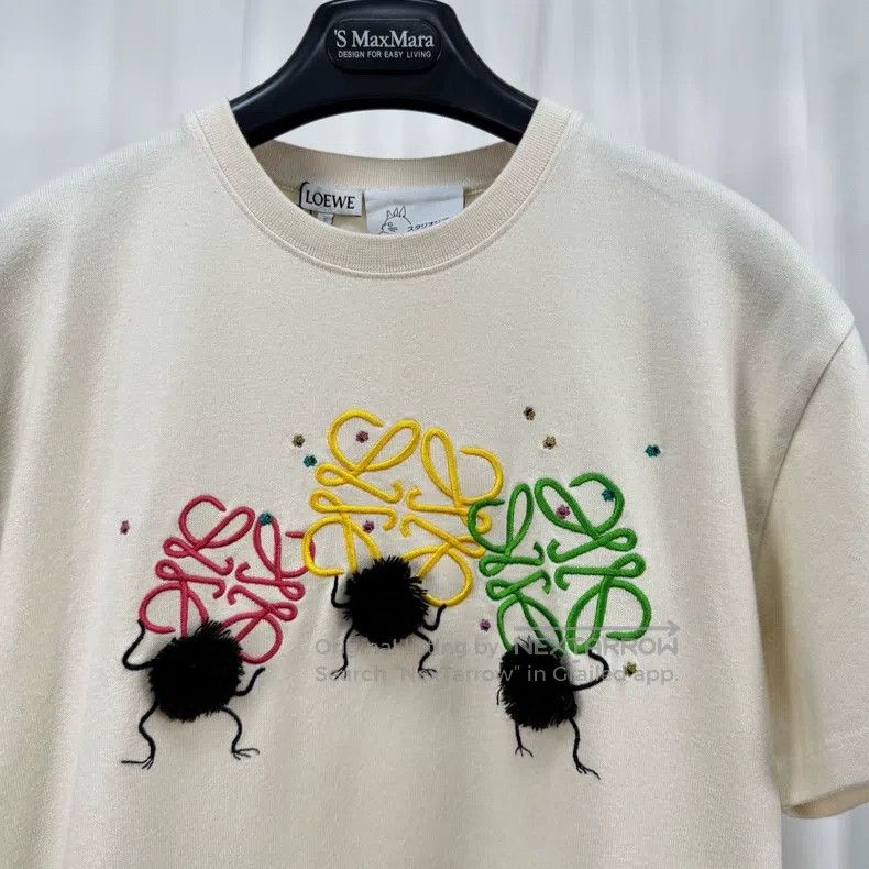 Loewe Loewe Spirited Away Collaboration Embroidered Letter Short Size XS / US 0-2 / IT 36-38 - 3 Thumbnail