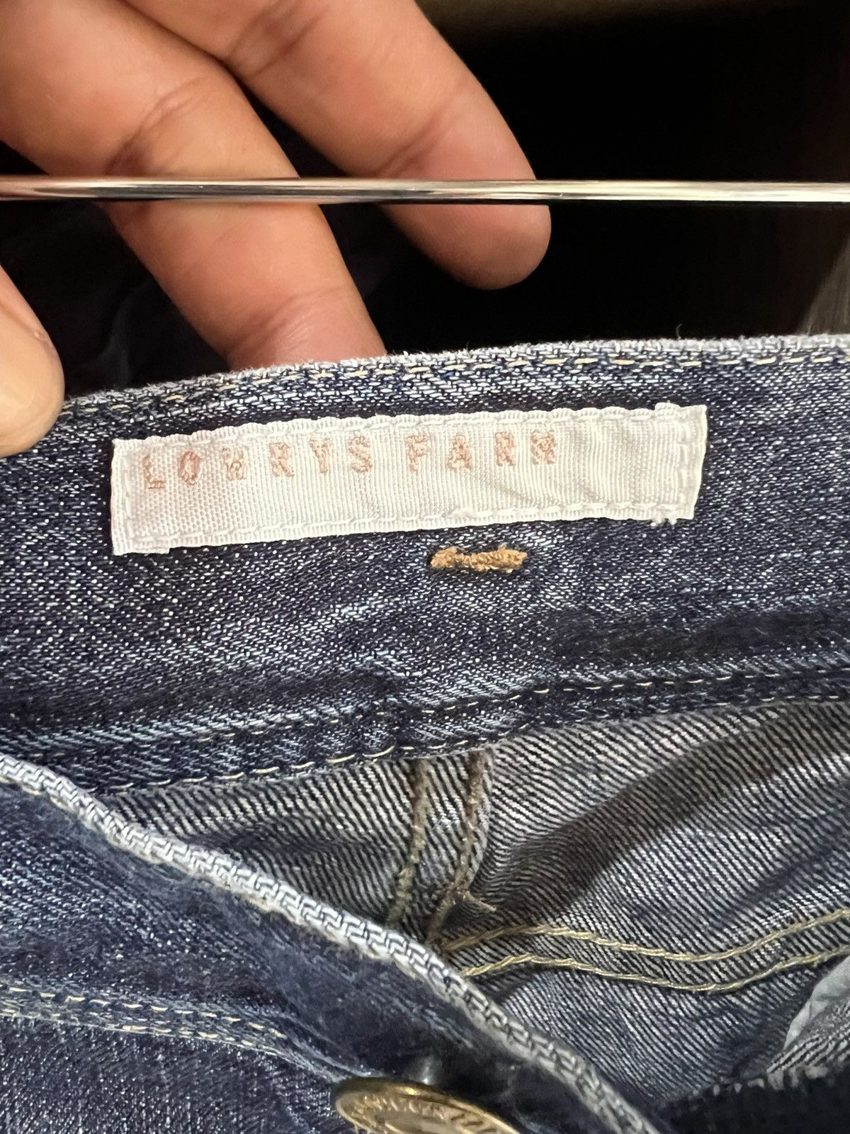 LOWRYS FARM 🔥Rare Lowrys Farm Twist Distressed Denim Size US 31 - 12 Thumbnail