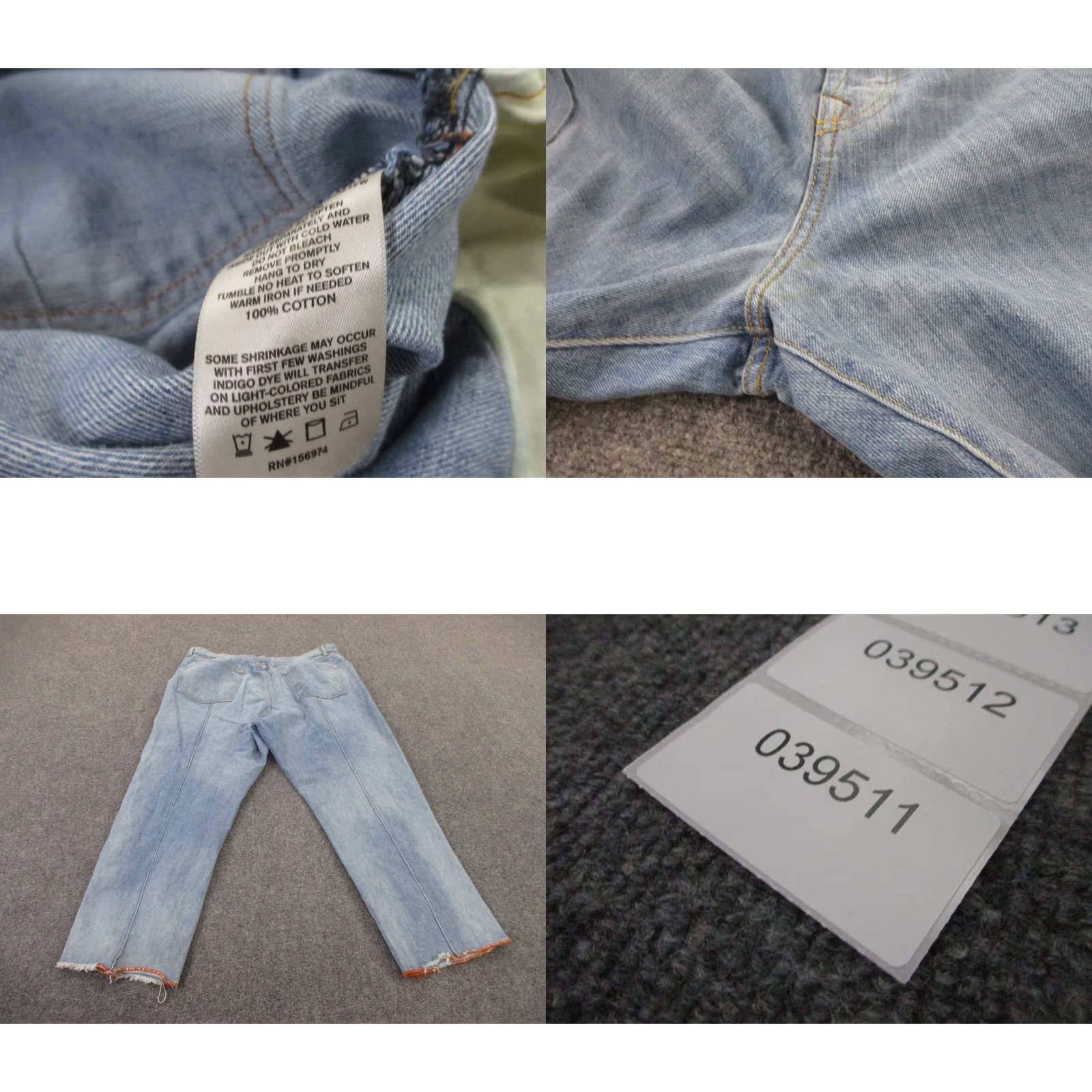 Denime Item Specifications: Pattern: Slim Fit Size 24" / US 00 / IT 34 - 8 Thumbnail