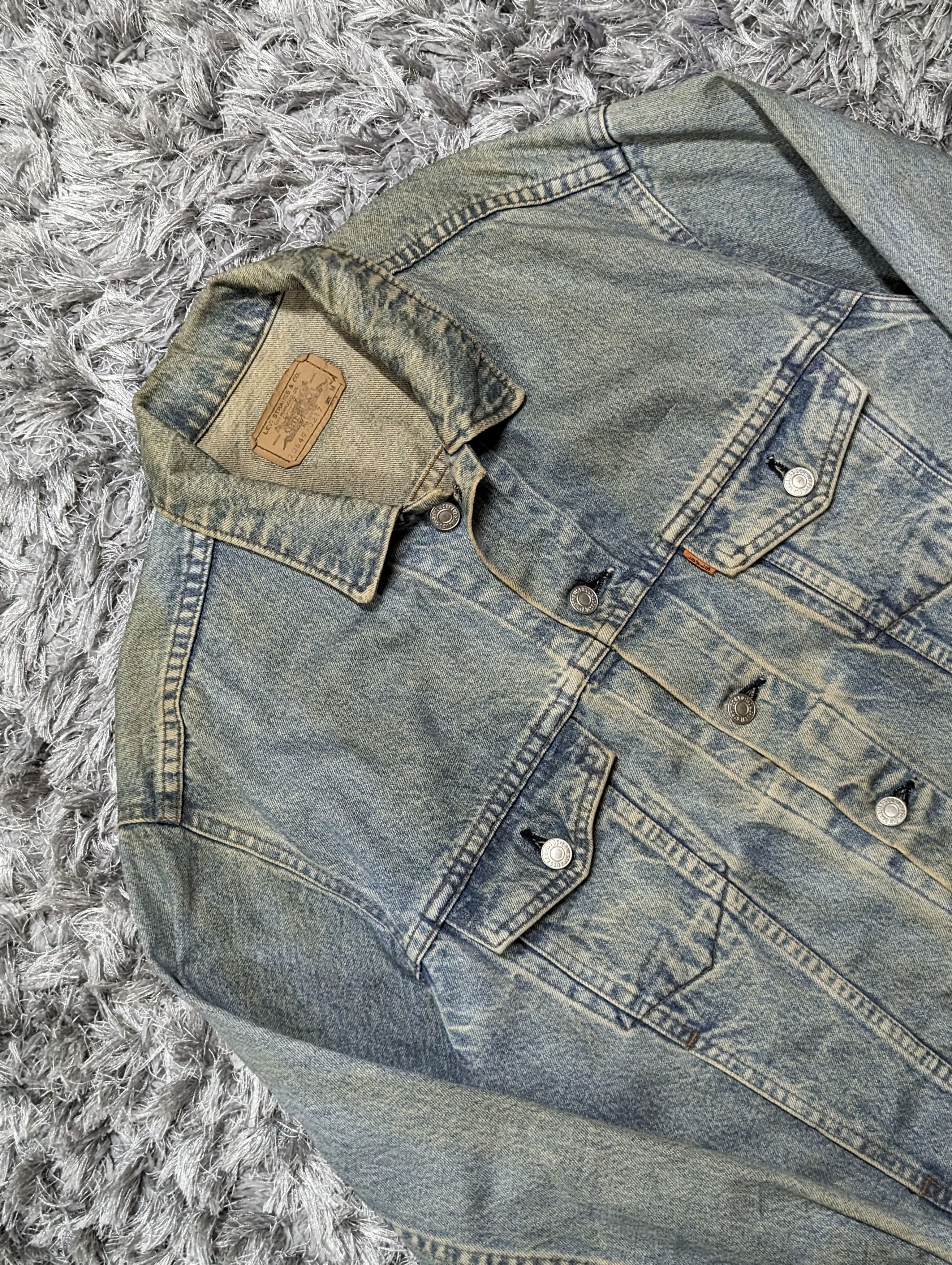 Levi's Vintage Clothing Vintage 80s Levi's Orange Tab Denim Trucker Jacket Denims Size US L / EU 52-54 / 3 - 5 Thumbnail