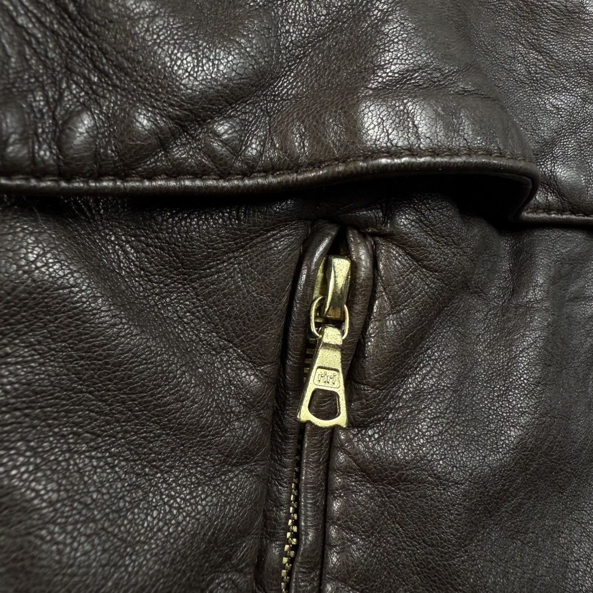 Marni Vintage Marni Leather Avant Garde Winter Edition 2009 Jacket Size S / US 4 / IT 40 - 3 Thumbnail