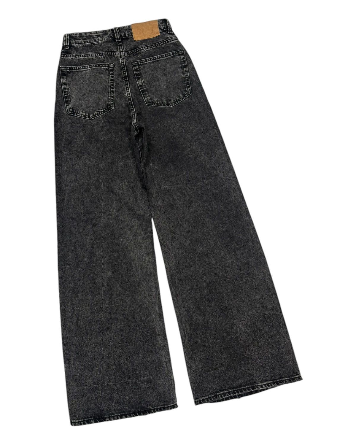 H&M Flared💥Vintage 90s Style Divided HM Baggy Bootcut Leg Jeans Size 25" / US 0 / IT 36 - 4 Thumbnail