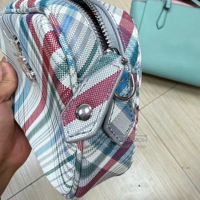 Vivienne Westwood vivienne westwood size os Plaid Crossbody Bag, Mesh Materia Size ONE SIZE - 4 Thumbnail