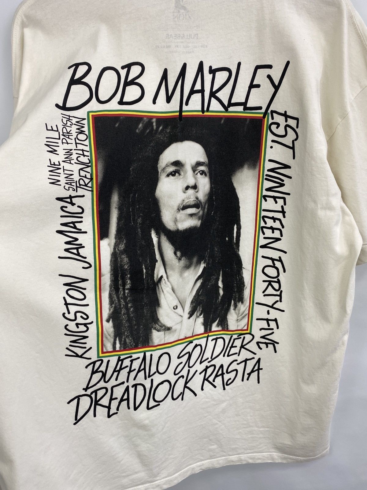 Bob Marley 🇯🇲 Bob Marley Rasta Jamaica T-Shirt Rastafari Haile Selassie Size US XL / EU 56 / 4 - 4 Thumbnail