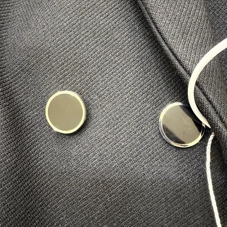 Hermes Hermes Black Regular Shoulder V Neck Wool Suit Jacket Size XS / US 0-2 / IT 36-38 - 3 Thumbnail
