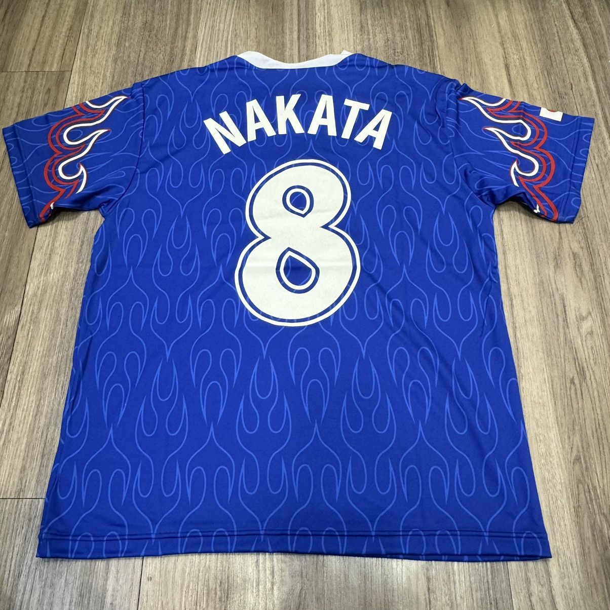 Adidas Japan 1998 retro home shirt #8 Nakata (bnwt) Size US M / EU 48-50 / 2 - 2 Thumbnail