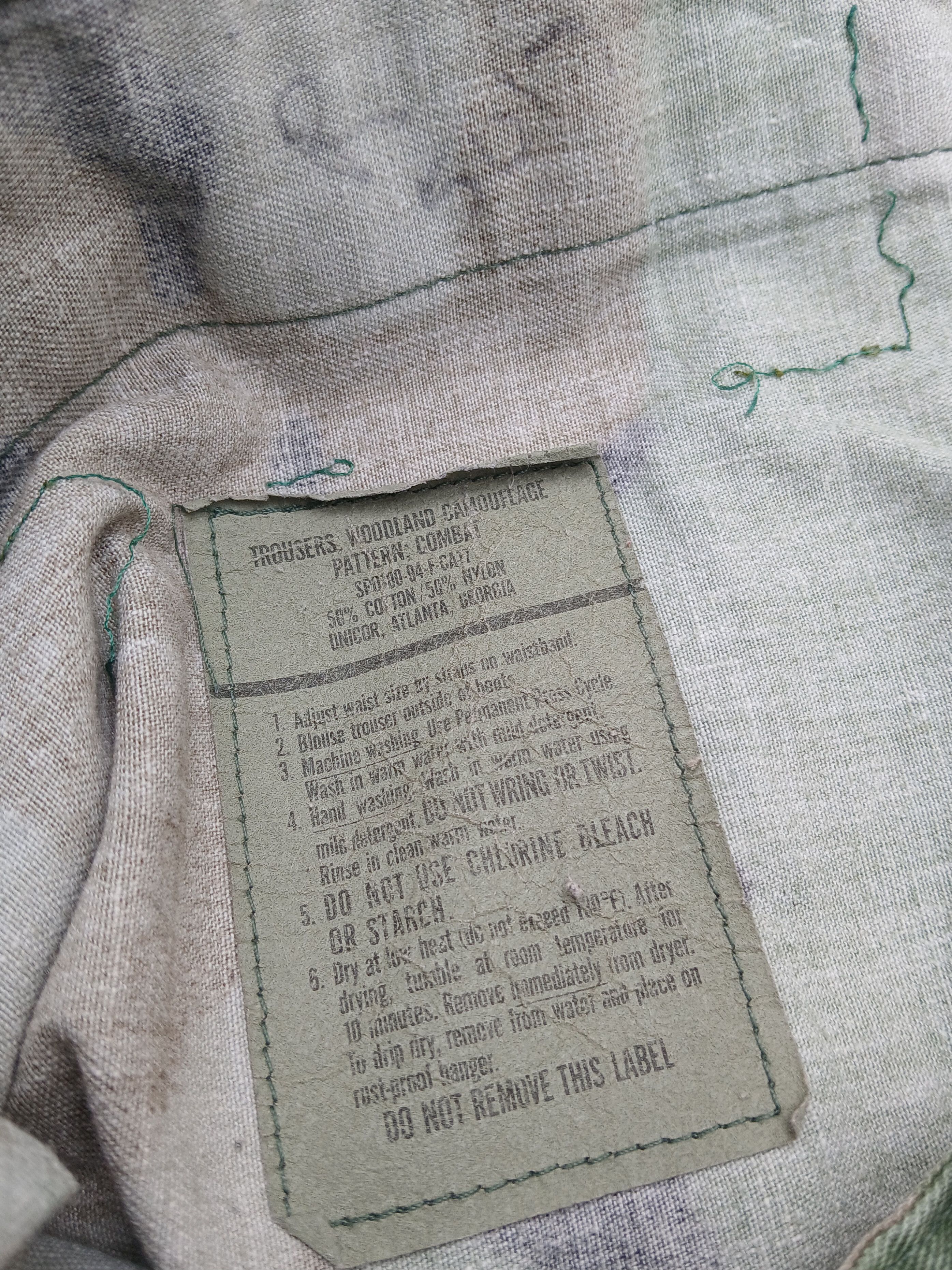 Japanese Brand Vintage woodland combat military kurper too camo cargo pants Size US 36 / EU 52 - 8 Thumbnail