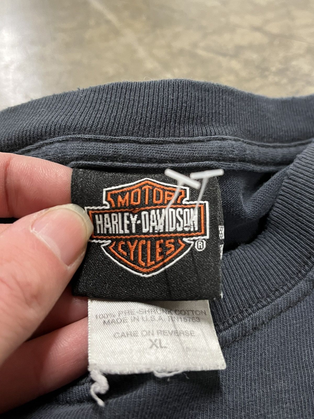 Harley Davidson × Vintage Harley Davidson vintage sun faded 90s graphic tee hype rare Size US XL / EU 56 / 4 - 8 Thumbnail
