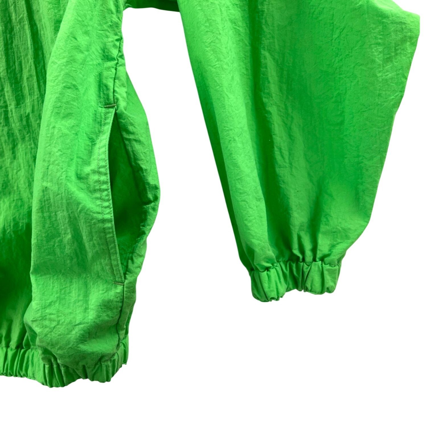 Vuarnet Vintage 80s Vuarnet Bright Green Pullover Windbreaker Jacket Size US M / EU 48-50 / 2 - 6 Thumbnail