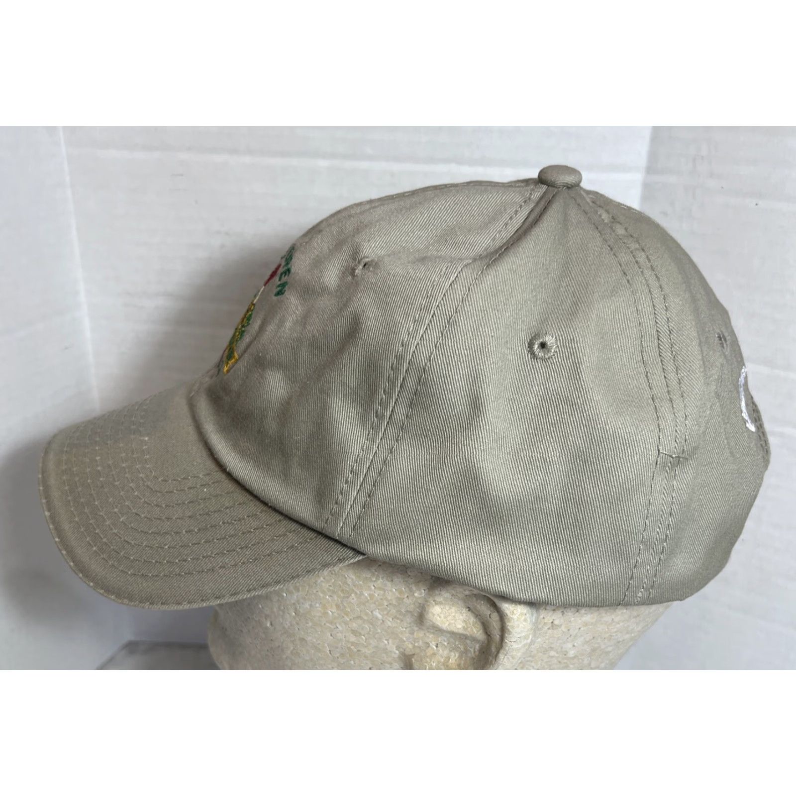 Vintage USGA Hat Baseball Cap Adjustable Khaki Merion Golf Club US Open 113th Championship USGA Member Unisex Adult Size ONE SIZE - 3 Thumbnail