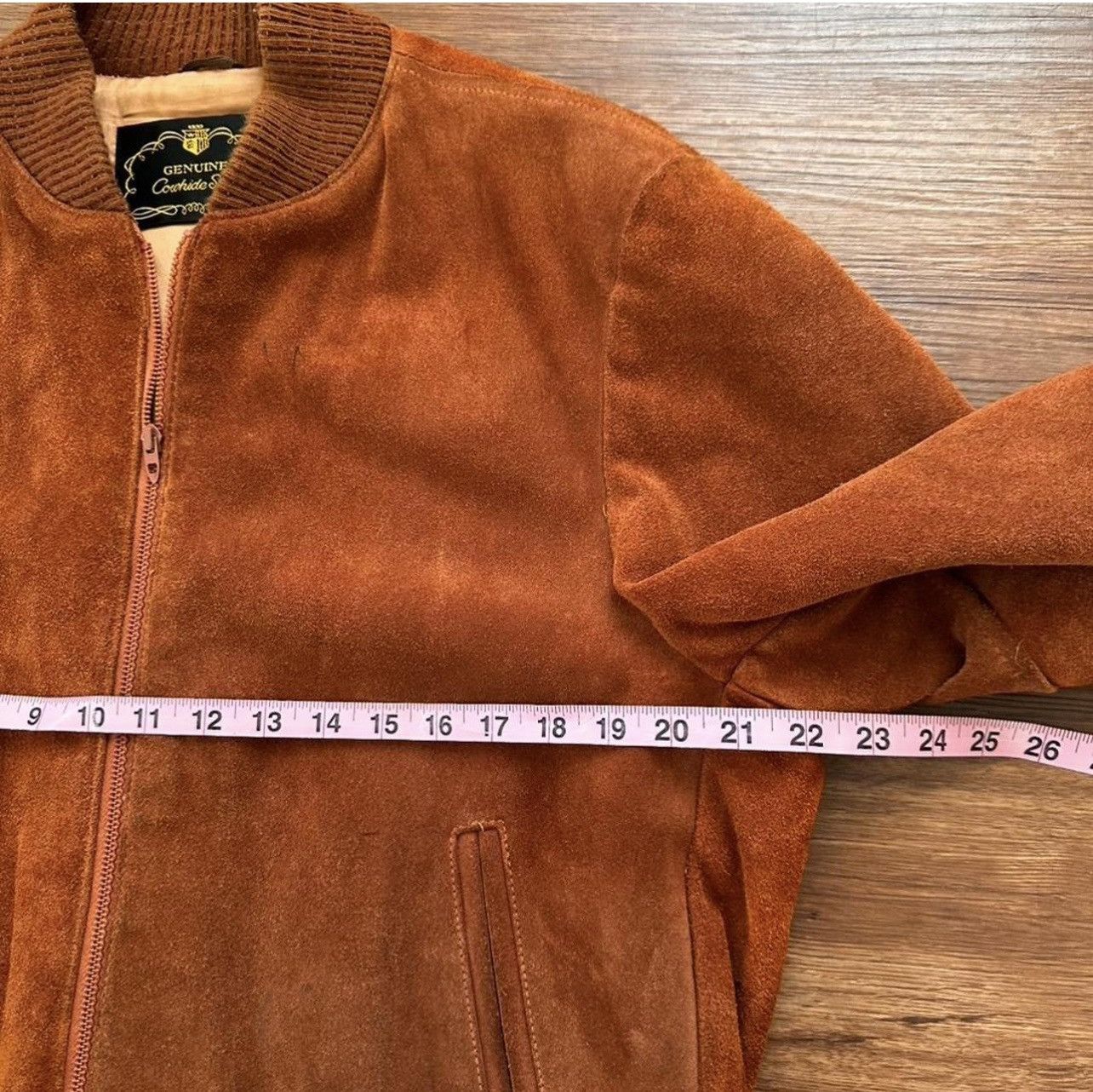 Vintage Vintage Cowhide Leather Jacket Burnt Orange Size US S / EU 44-46 / 1 - 5 Thumbnail