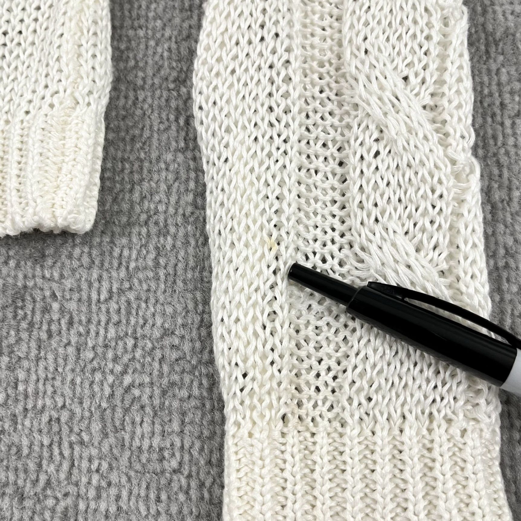 Vintage 100% Capri Sweater Womens Small White Knit Pullover Long Sleeve Minimal Classic Size S / US 4 / IT 40 - 6 Thumbnail