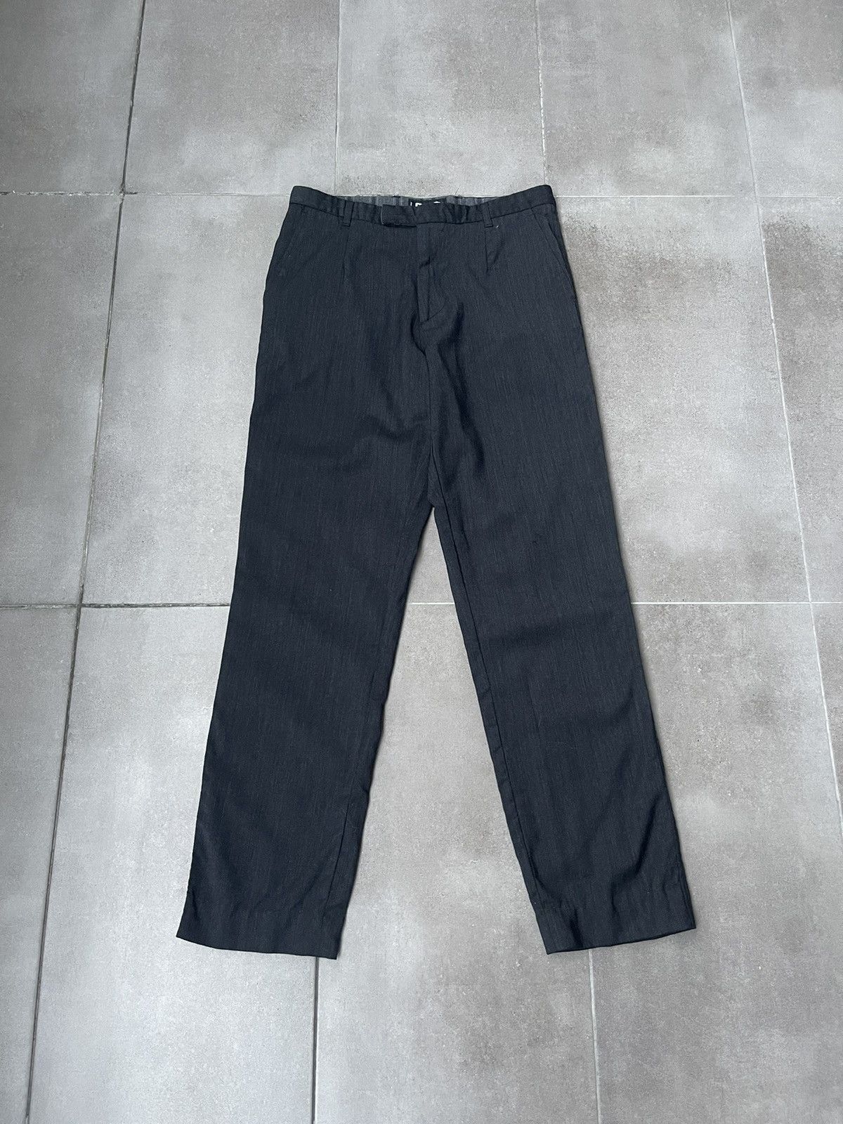 Dolce & Gabbana Dolce & Gabbana Dark Grey Wool Back Pocket Casual Pants Size US 30 / EU 46 - 2 Thumbnail