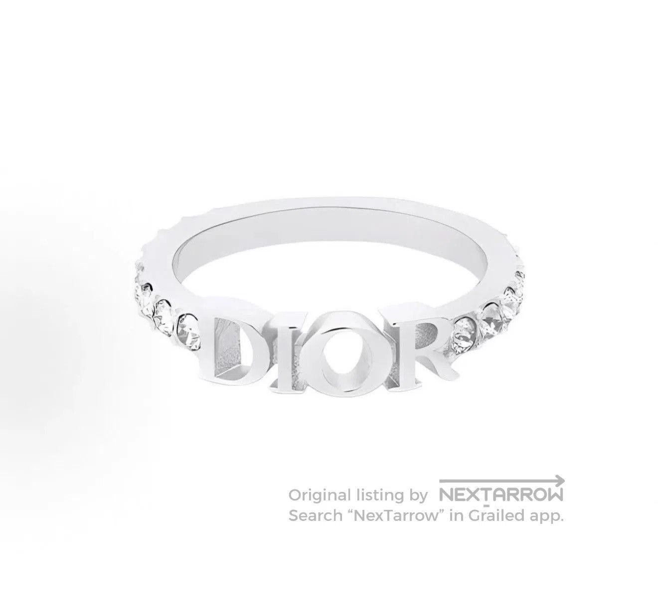 Dior Dior Women's Silver Ring M Size. Size ONE SIZE - 7 Thumbnail