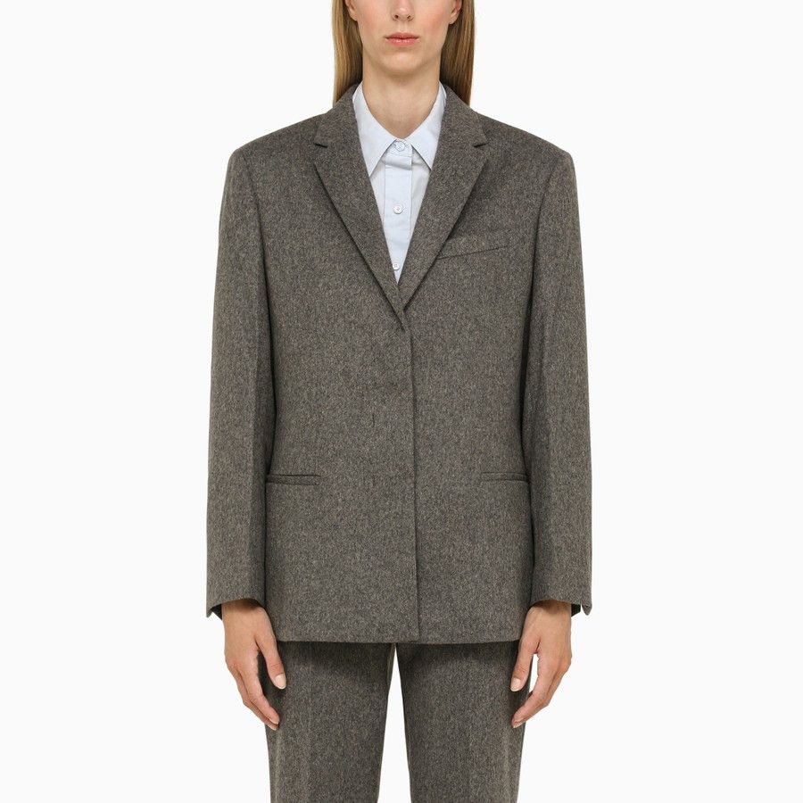 image of Calvin Klein O1D2Blof01223 Jacket In Grey, Women's (Size XS)