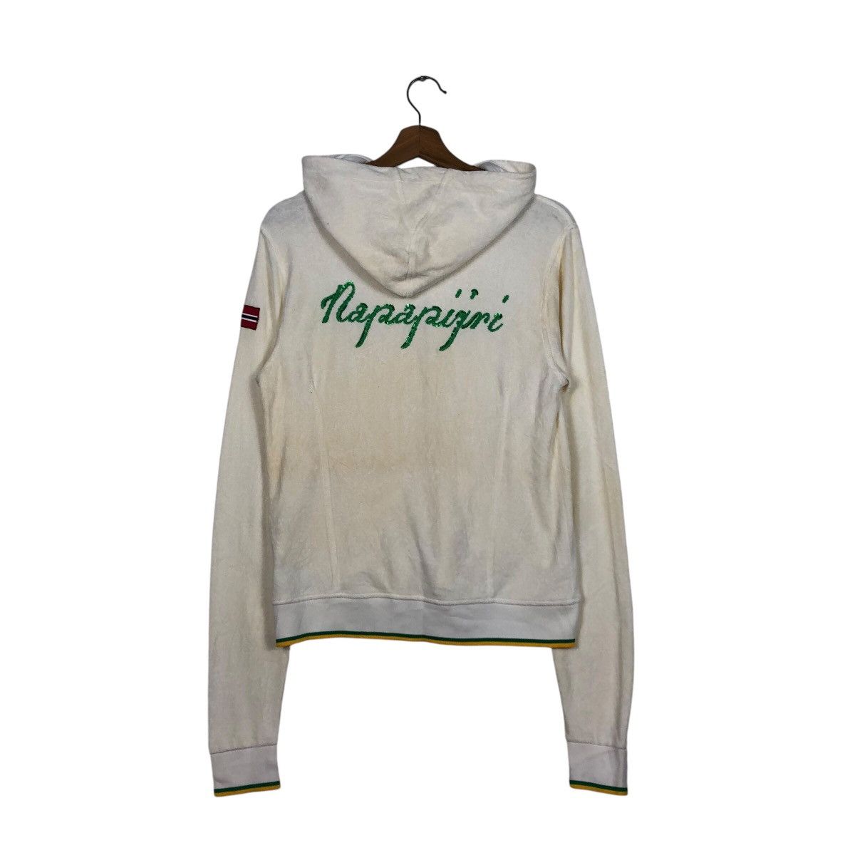 Japanese Brand × Napapijri 📌Vintage Zipper Sweater Jacket Napapijri Big Logo Size US L / EU 52-54 / 3 - 9 Thumbnail