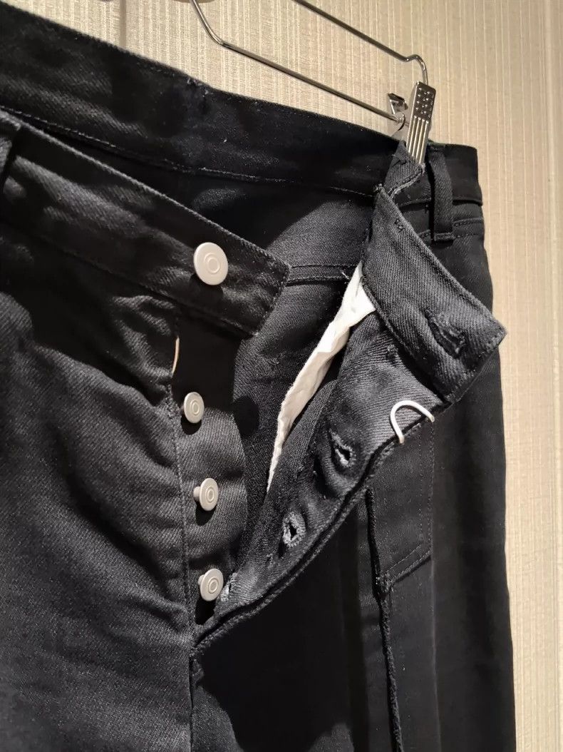 Maison Margiela Black stitching jeans 2502-Nextarrow