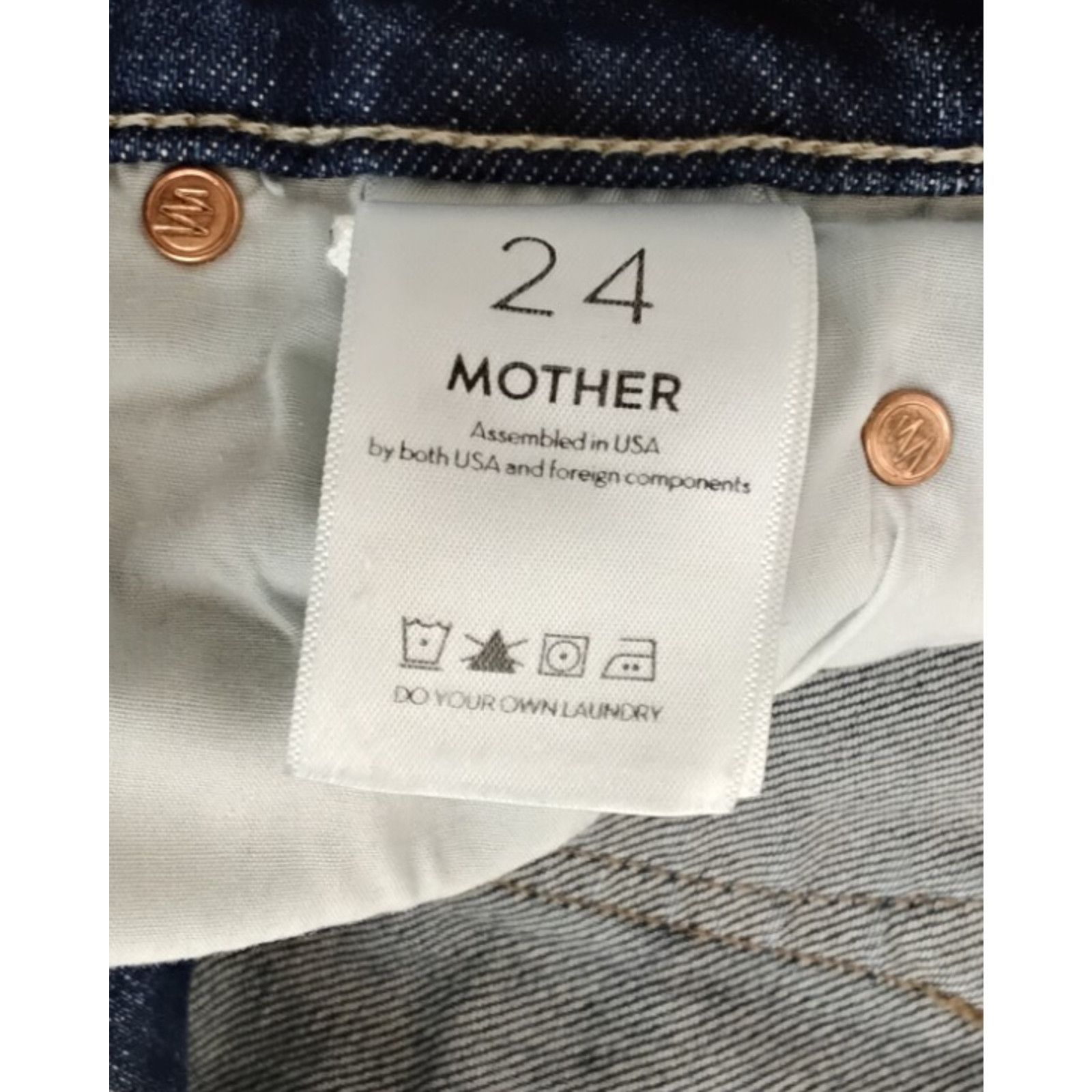 MOTHER Mother The Dazzler Jeans Women's 24" Waist Medium Wash Ankle Size 24" / US 00 / IT 34 - 8 Thumbnail