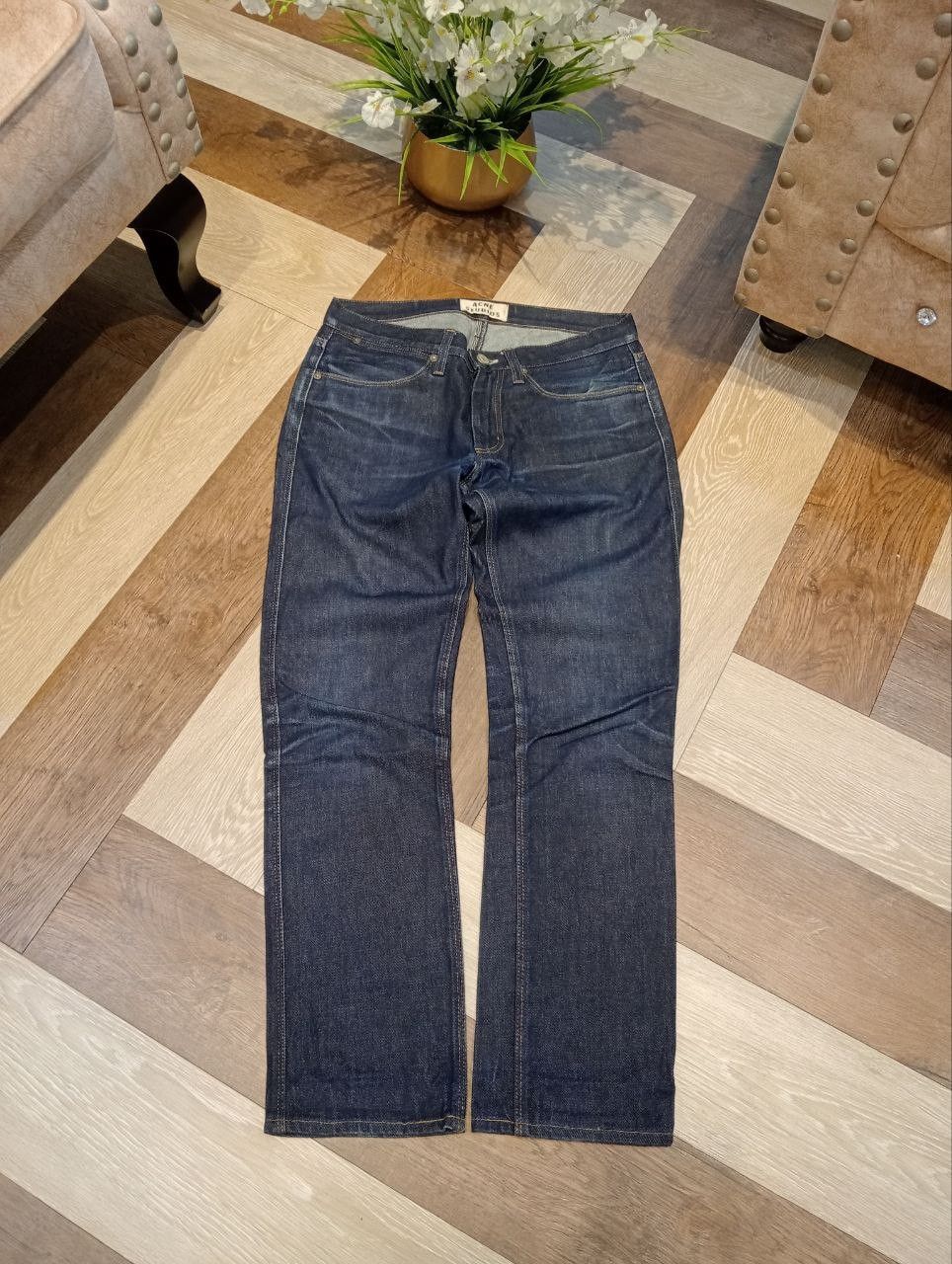 Acne Studios ACNE STUDIOS MAX NEW RAW INDIGO DENIM PANTS Size US 30 / EU 46 - 1 Thumbnail